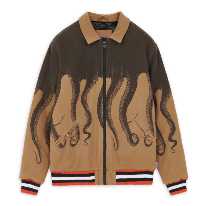 Octopus Original Varsity Jacket Brown - immagine 2