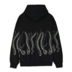 Octopus Dyed Hoodie Black - immagine 3
