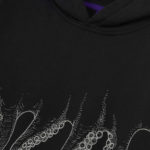 Octopus Dyed Hoodie Black - immagine 4