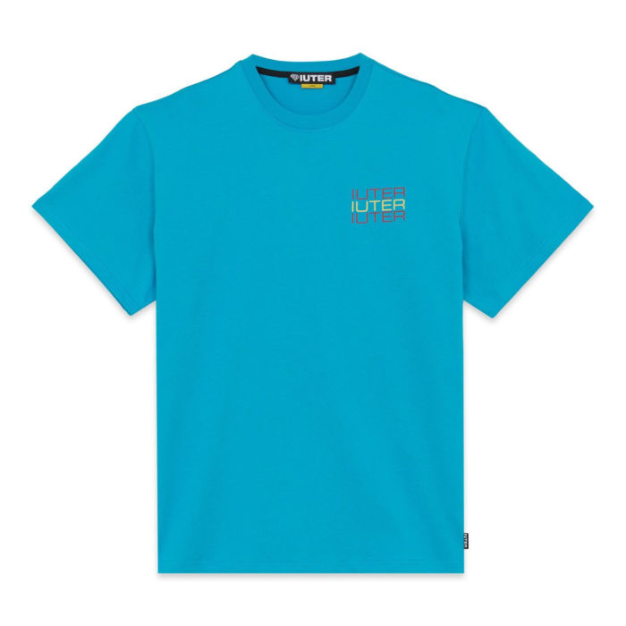 Iuter Spine Skulls Tee Sky Blue - immagine 2