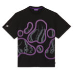 Octopus Stained Tee Black