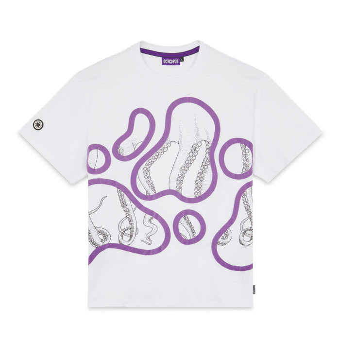 Octopus Stained Tee White - immagine 2