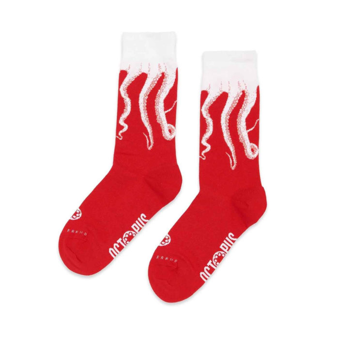 Octopus Original Socks White Red - immagine 2