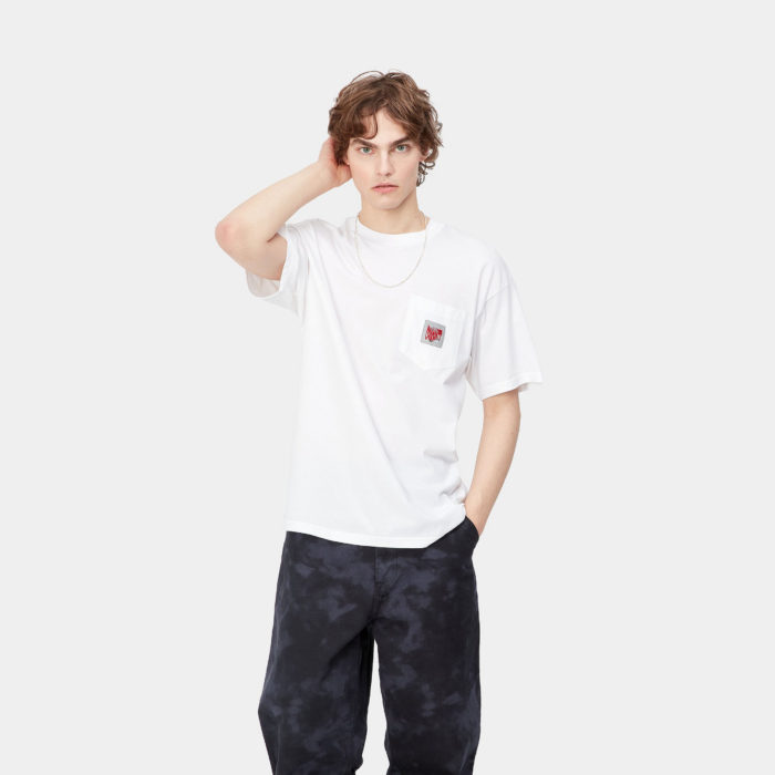Carhartt Wip Stretch Pocket T-Shirt White - immagine 4