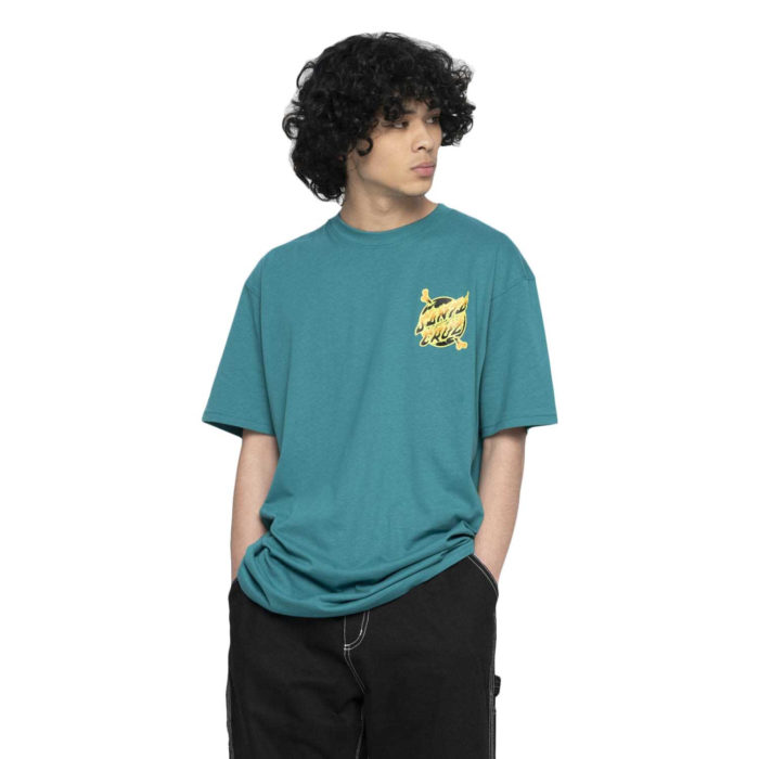 Santa Cruz Winkowski Volcano Dot T-Shirt Verdigris - immagine 3
