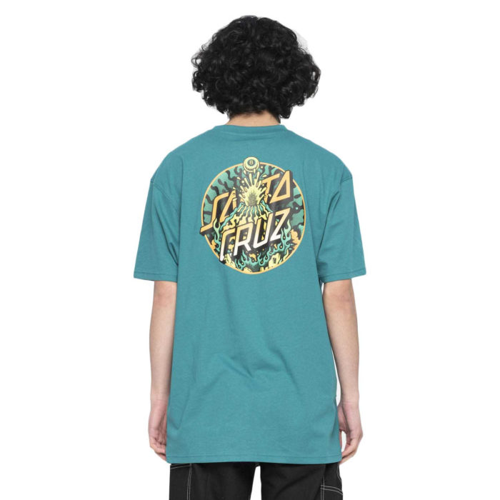 Santa Cruz Winkowski Volcano Dot T-Shirt Verdigris - immagine 2