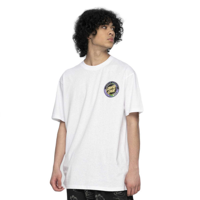 Santa Cruz 50th TTE Dot T-Shirt White - immagine 3