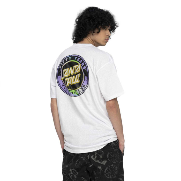 Santa Cruz 50th TTE Dot T-Shirt White - immagine 2