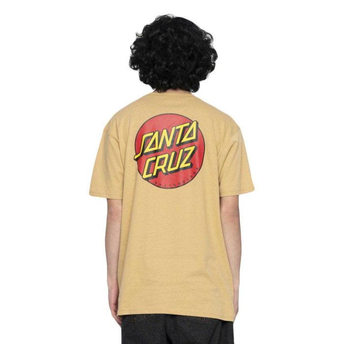 Santa Cruz Classic Dot Chest T-Shirt Parchment - immagine 3