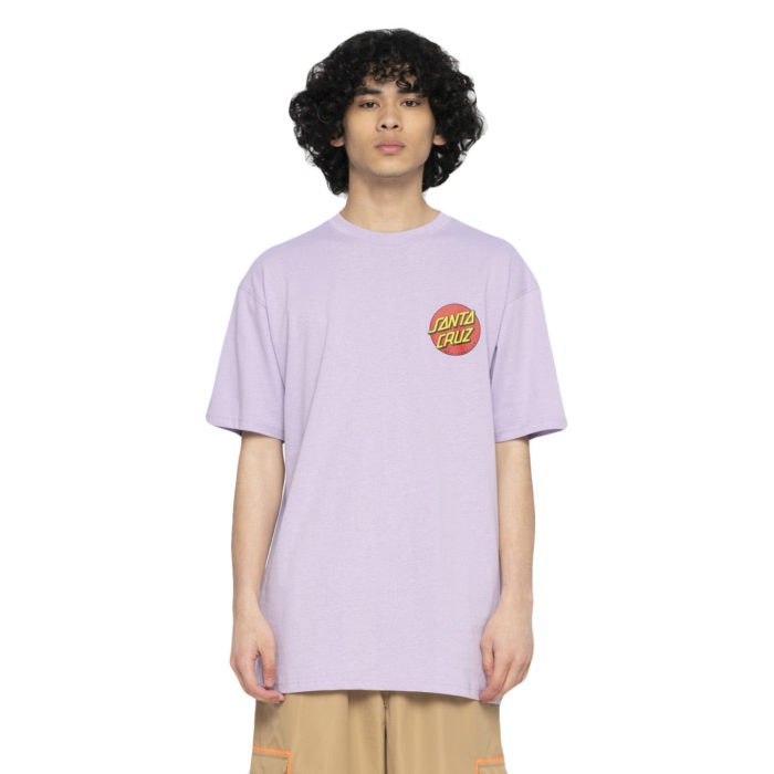 Santa Cruz Classic Dot Chest T-Shirt Digital Lavander - immagine 2