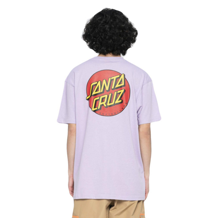 Santa Cruz Classic Dot Chest T-Shirt Digital Lavander - immagine 3