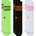 Stance Basic Crew Socks 3 Pack Volt