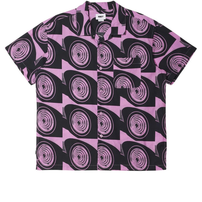 Obey Lankershim Woven Wild Rose Multi - immagine 2