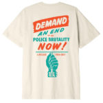 Obey End Police Brutality T-Shirt Cream