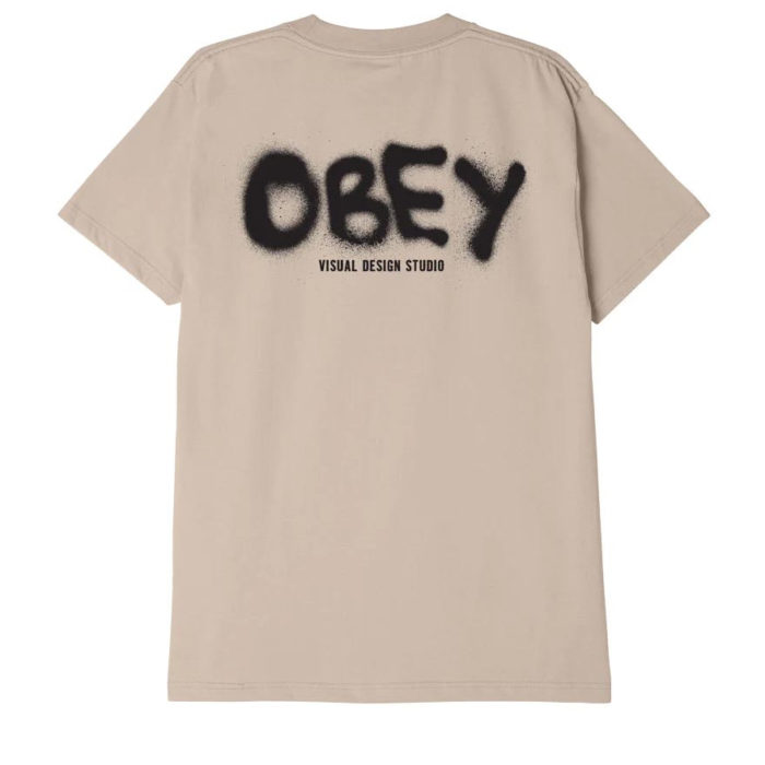 Obey Visual Design Studio T-Shirt Sand - immagine 2