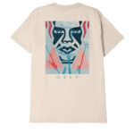 Obey Deco Icon Face T-Shirt Cream
