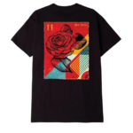 Obey Rise Above Rose T-Shirt Black