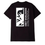 Obey Half Face Icon T-Shirt Black