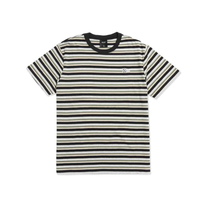 HUF Webster Stripe Knit Top T-Shirt Cream - immagine 2
