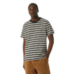 HUF Webster Stripe Knit Top T-Shirt Cream - immagine 3
