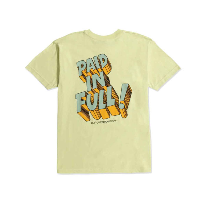 HUF Master Plan Tee Lime - immagine 3