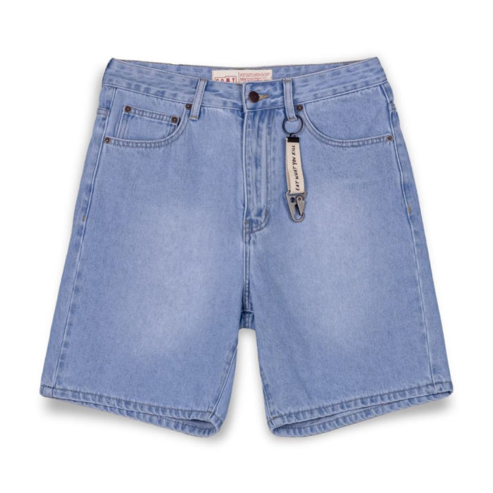 Grimey The Toughest Shorts - Washed Light Blue - immagine 3