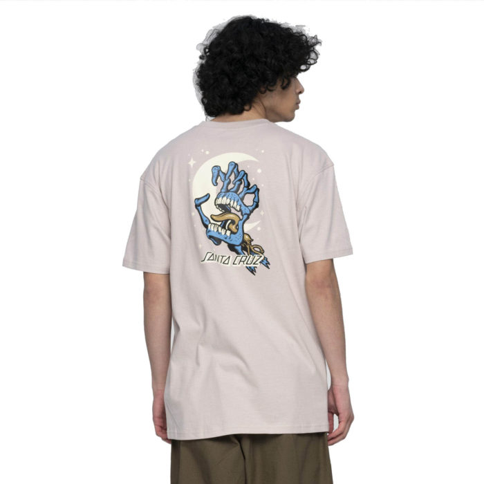 Santa Cruz Cosmic Bone Hand T-Shirt Smoke - immagine 2