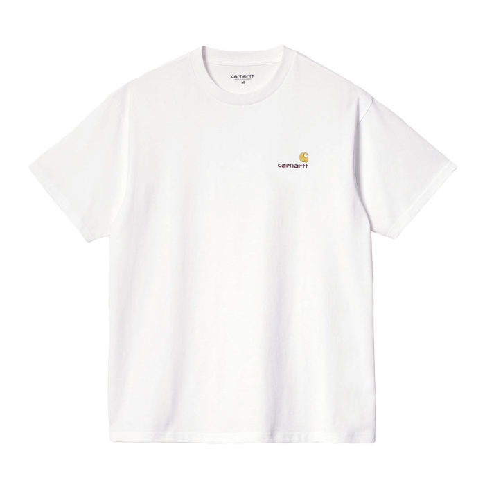 Carhartt Wip American Script T-Shirt White - immagine 2