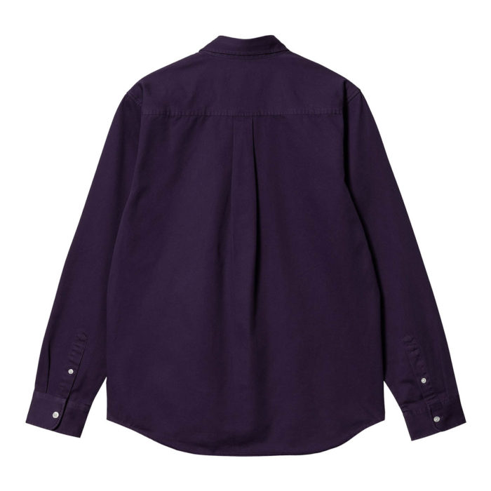 Carhartt Wip L/S Madison Shirt Cassis/Wax - immagine 3
