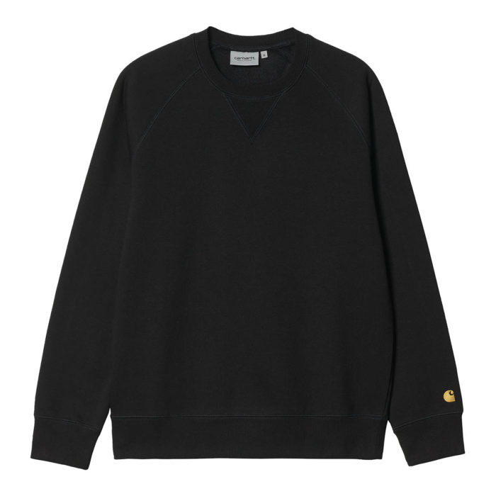Carhartt Wip Chase Sweatshirt Black/Gold - immagine 2