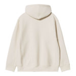 Carhartt Wip Felpa Hooded American Script Sweat Natural - immagine 3