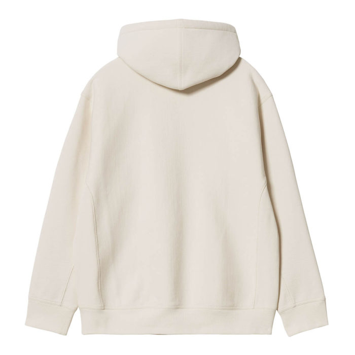 Carhartt Wip Felpa Hooded American Script Sweat Natural - immagine 3