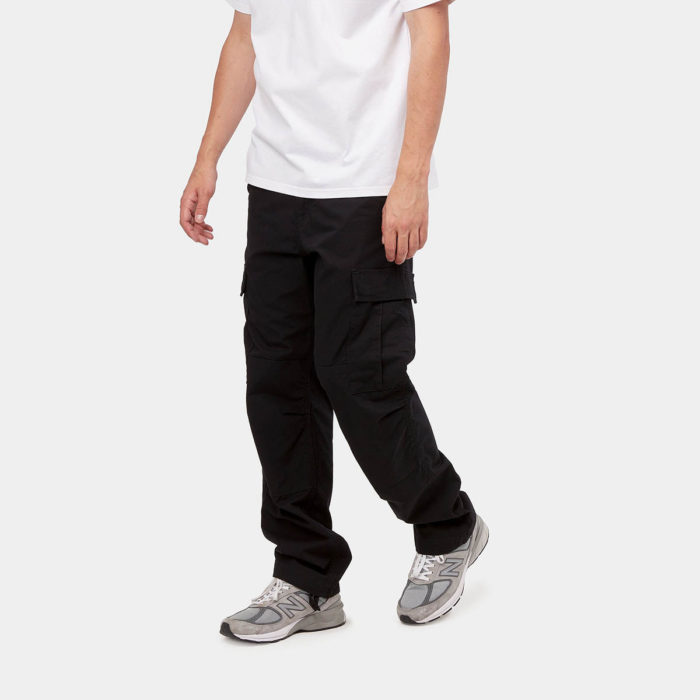 Carhartt Wip Regular Cargo Pant Black (Rinsed) - immagine 4