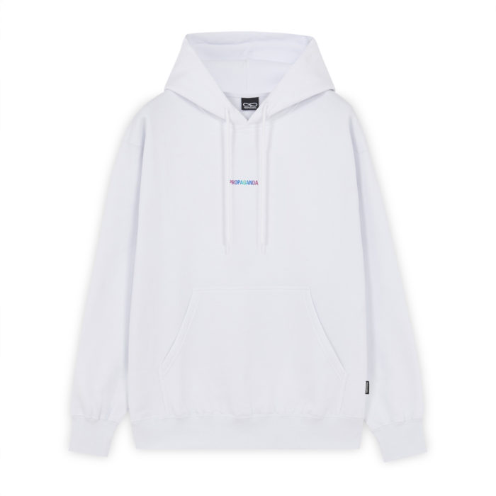 Propaganda Ribs Gradient Hoodie White - immagine 3