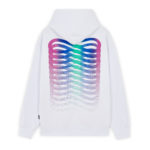 Propaganda Ribs Gradient Hoodie White