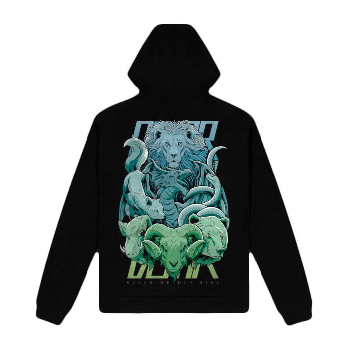 Dolly Noire 7 Deadly Sins Hoodie Black - immagine 2