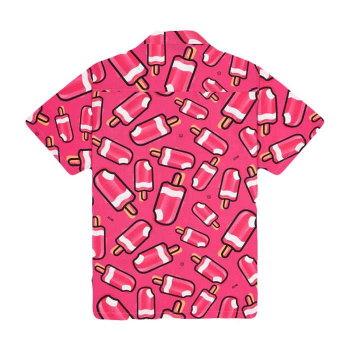 Dolly Noire MAMBO Pattern alla Fragola Bowling Shirt - immagine 3