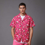 Dolly Noire MAMBO Pattern alla Fragola Bowling Shirt - immagine 4