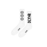 Dolly Noire Triple Logo Socks White