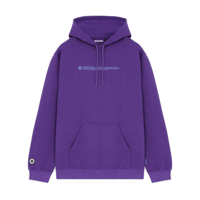 Octopus Outline Logo Hoodie Purple - immagine 2