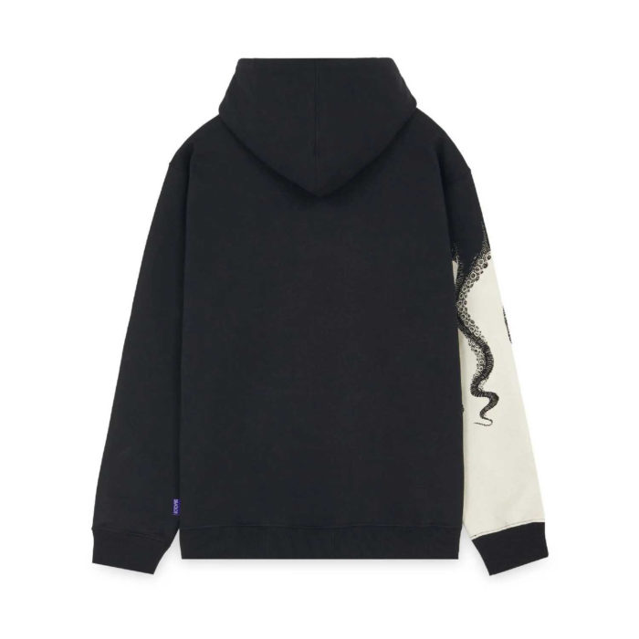 Octopus Side Hoodie Black - immagine 3