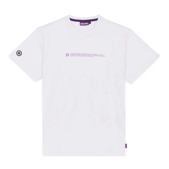 Octopus Outline Logo Tee White - immagine 2