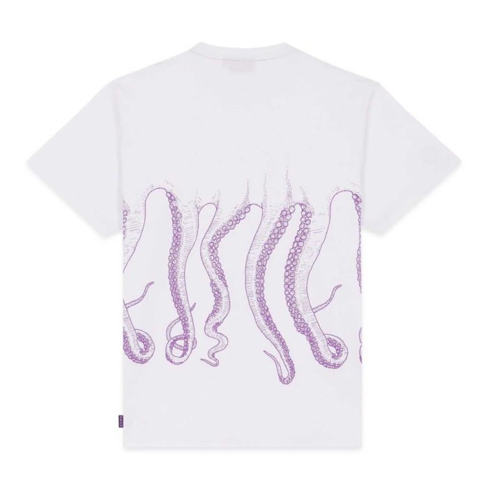 Octopus Outline Logo Tee White - immagine 3
