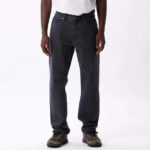 Obey Bender Denim Faded Black - immagine 4