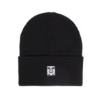 Obey Icon Patch Cuff Beanie Black