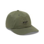 HUF Essentials OG Logo CV 6 Panel Avocado