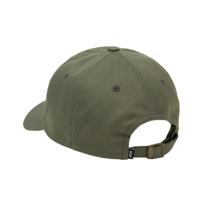 HUF Essentials OG Logo CV 6 Panel Avocado - immagine 3