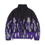 Octopus Hunting Puff Jacket Black