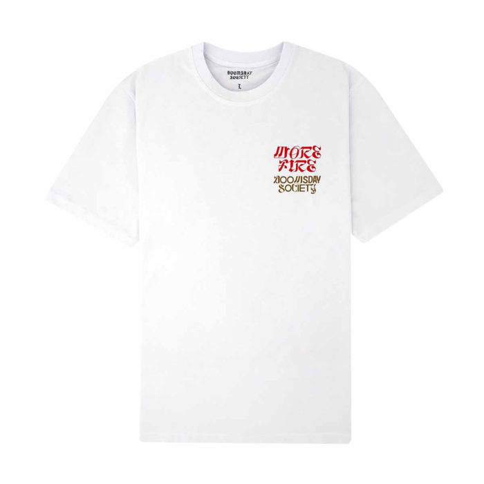 Doomsday More Fire T-Shirt White - immagine 2