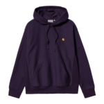 Carhartt Wip Hooded American Script Sweat Cassis